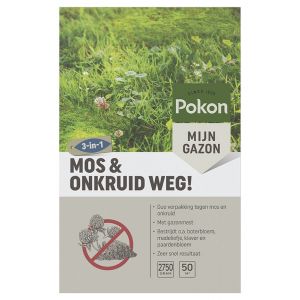 Pokon Mos en Onkruid Weg! (3 in 1) - afbeelding 1