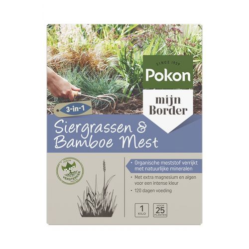 Pokon Siergrassen & Bamboe Mest - afbeelding 1