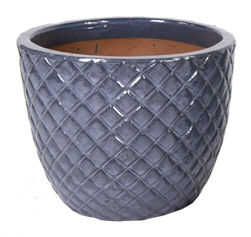 Mega Collections Glazed Egg Pineapple Antique Grey D48H38