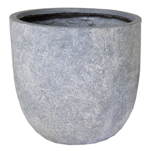 Mega Collections Arizona Egg Pot Washed Grey D32H31