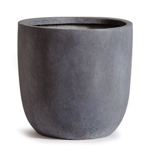 Mega Collections Clayfibre Egg Pot AuthGrey D39H38