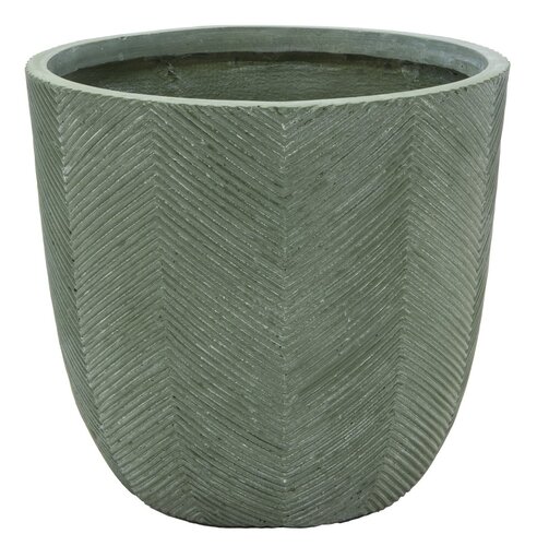 Mega Collections Iowa Egg Pot Cypress Wash D32H31