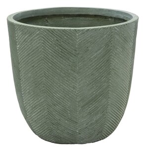 Mega Collections Iowa Egg Pot Cypress Wash D32H31