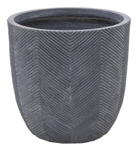 Mega Collections Iowa Egg Pot Graphite D32H31