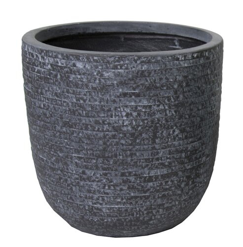 Mega Collections Utah Egg Pot Graphite D45H43