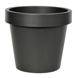 Mega Collections Linea Iris Flowerpot Anthracite D25H22