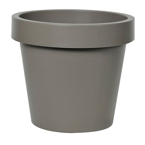 Mega Collections Linea Iris Flowerpot Taupe D25H22