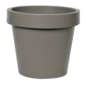 Mega Collections Linea Iris Flowerpot Taupe D25H22