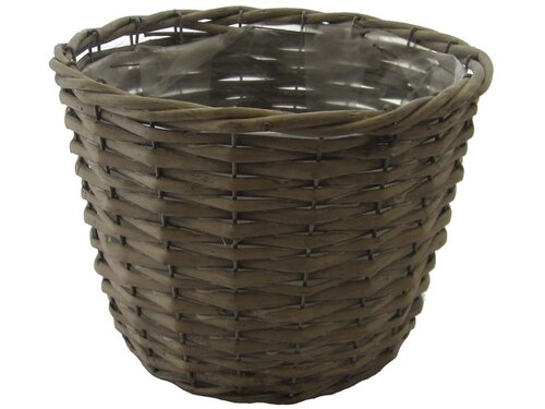 Van der Leeden Pot wilg d23h20cm grijs