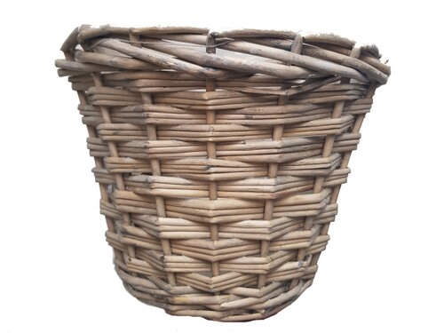Van der Leeden Pot wilg d28h21cm grijs