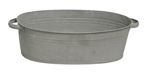 Mega Collections Zinc Old Look Oval Low w/handle L25W18H11