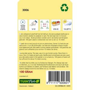 Pronkbonen Streamline, Roodbloeiers, 100g - afbeelding 2