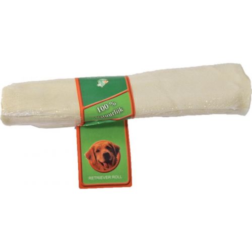 Retriever roll wit 16 cm met banderol