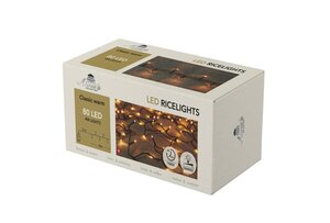 Rijstverlichting – 80 LED – 4 m – binnen en buiten – met timer – dimbaar - afbeelding 2
