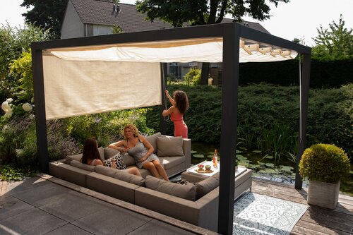 Nesling Coolfit rolgordijn, B 0,98 x L 2,4m, Gebroken Wit. - afbeelding 4