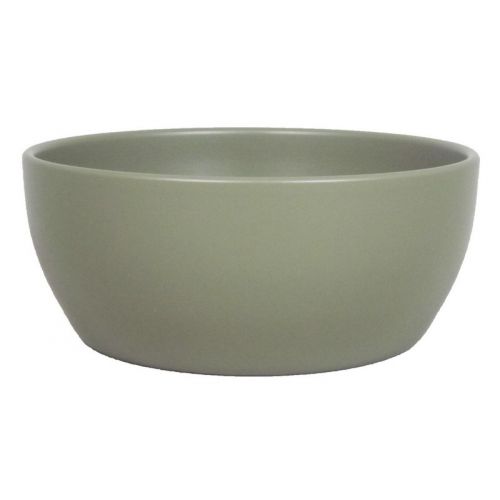 Floran schaal boule d24.5 h9.5 cm legergroen mat