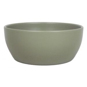 Floran schaal boule d24.5 h9.5 cm legergroen mat