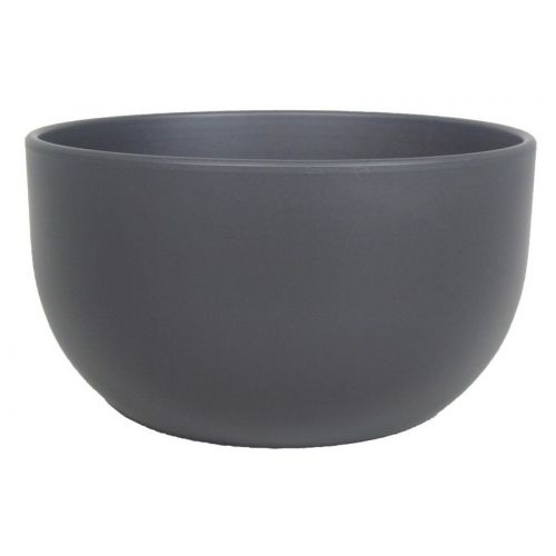 Floran schaal boule d26 h14 cm antraciet mat 3x es/12