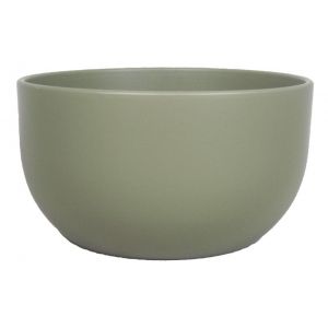 Floran schaal boule d26 h14 cm legergroen mat 3x es/12