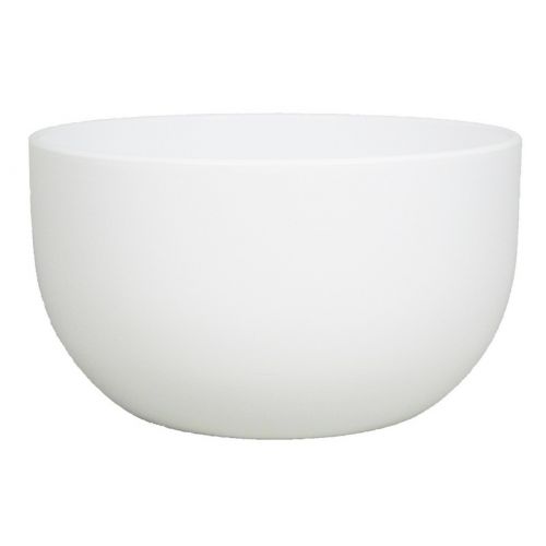 Floran schaal boule d26 h14 cm wit mat 3x es/12