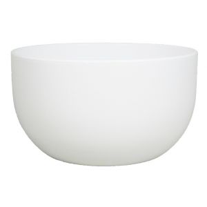 Floran schaal boule d26 h14 cm wit mat 3x es/12