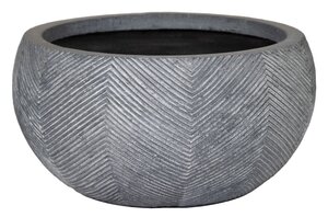 Mega Collections Iowa Bullet Bowl Washed Grey D42H21