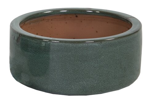 Mega Collections Glazed Bowl Moss Green D38H20
