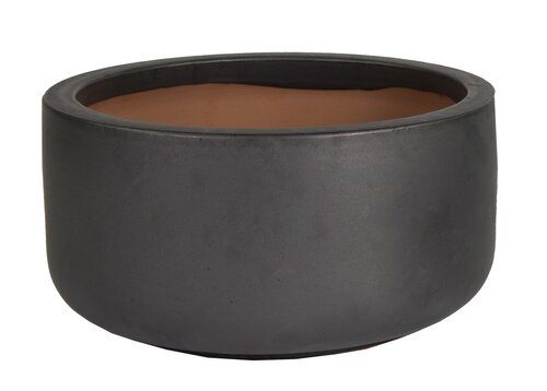 Mega Collections Glazed Bowl Matt. Black D38H20