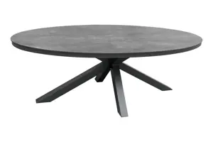 SenS-Line Brescia oval HPL dining table 220x115cm - afbeelding 3