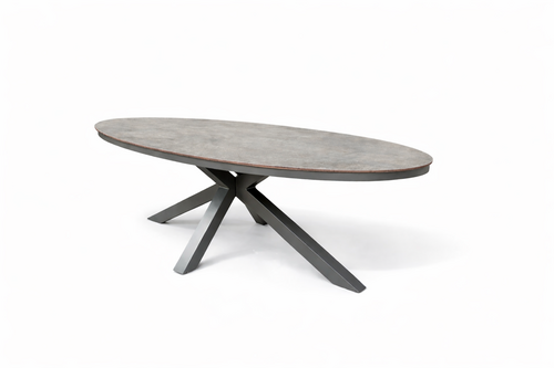SenS-Line Brescia oval HPL dining table 220x115cm - afbeelding 1