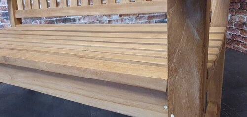 Sipora teak bench 130 cm - afbeelding 3