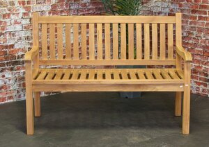 Sipora teak bench 130 cm - afbeelding 1