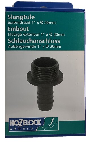Slangtule Ø 20 mm x 1" bu - afbeelding 1