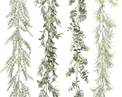 Decoris Slinger - groen/wit - 0,12 × 0,12 × 180 cm