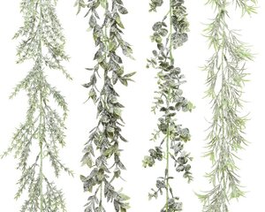 Decoris Slinger - groen/wit - 0,12 × 0,12 × 180 cm