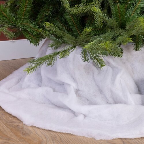 Decoris Sneeuwdeken polyester - wit - 120 × 80 × 1 cm - afbeelding 2