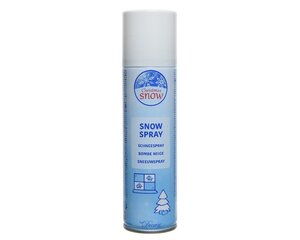 Decoris Sneeuwspray metaal - wit - Ø 4,4 cm