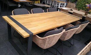 Taste 4SO 6x Belmond + Alto tafel natural teak 240 cm - afbeelding 1
