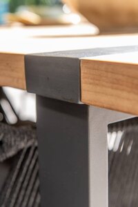 Taste 4SO Alto tafel natural teak 240 x 100 cm met onderstel - afbeelding 2