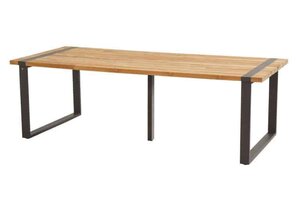 Taste 4SO Alto tafel natural teak 240 x 100 cm met onderstel - afbeelding 1