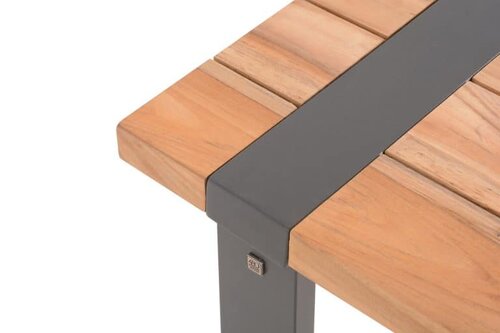 Taste 4SO Alto tafel natural teak 240 x 100 cm met onderstel - afbeelding 4