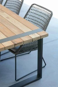 Taste 4SO Alto tafel natural teak met onderstel 180 x 100 cm. - afbeelding 2