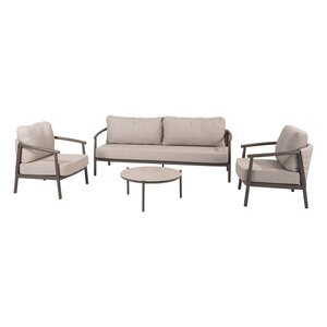 Taste 4SO Barolo loungeset – 3‑zits bank + 2 lounge stoelen + Vic salontafel - afbeelding 1