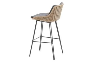 4SO Bohemian barstoel naturel, incl. 2 kussens - afbeelding 4