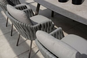 Taste 4SO Cannes dining set – 6 stoelen + Manolo tafel 240×103 cm - afbeelding 4