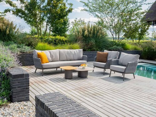 Taste 4SO Cannes loungeset – bank + 2 lounge stoelen - afbeelding 2