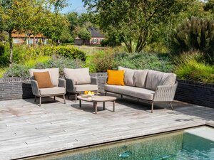 Taste 4SO Cannes loungeset – bank + 2 lounge stoelen - afbeelding 3