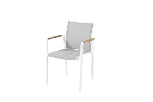 4SO Cortina stapelbare dining stoel wit - afbeelding 1