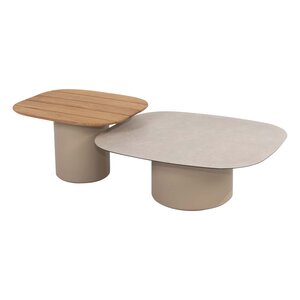 Taste 4SO Demi set van 2 salontafels latte 50 x 60 en 70 x 80 cm. - afbeelding 1
