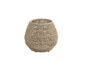4SO Lorenzo plantenbak laag, naturel - afbeelding 1